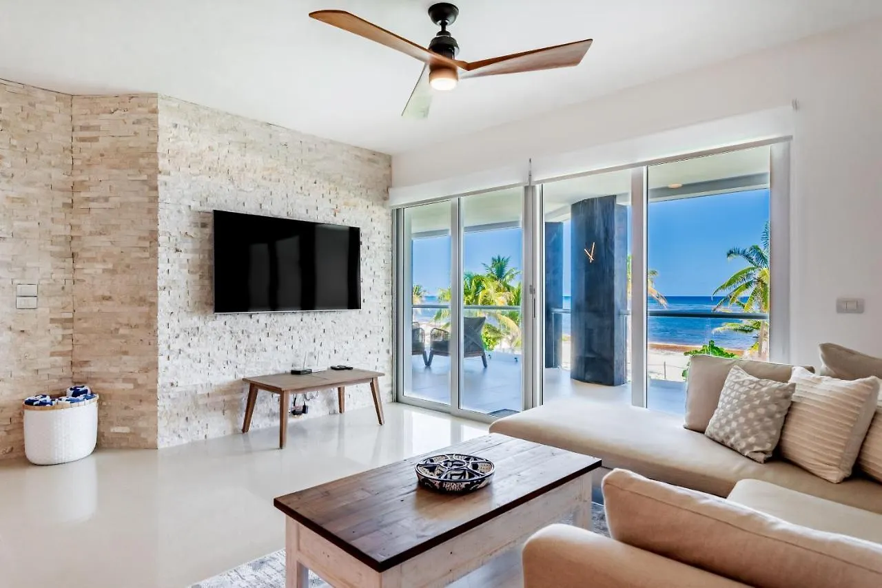 Gorgeous Ocean Front Apartment Casa Shell Condo Playa del Carmen 0*,